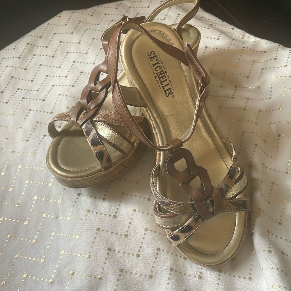 Seychelles Girls Wedge Sandal